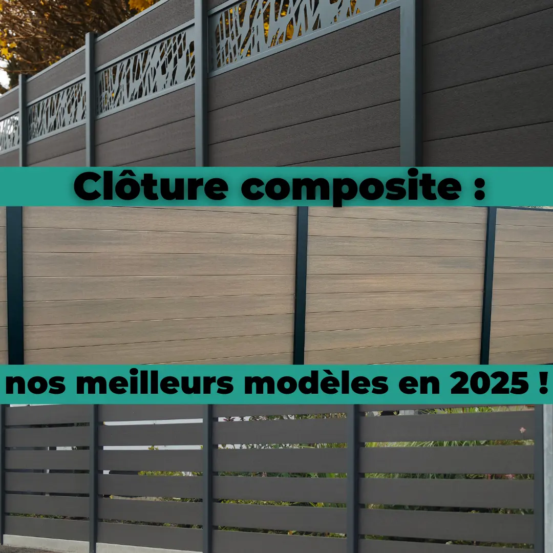 Aperçu des meilleurs modèles de clôtures en composite en 2025 : pleine, décorative et ajourée
