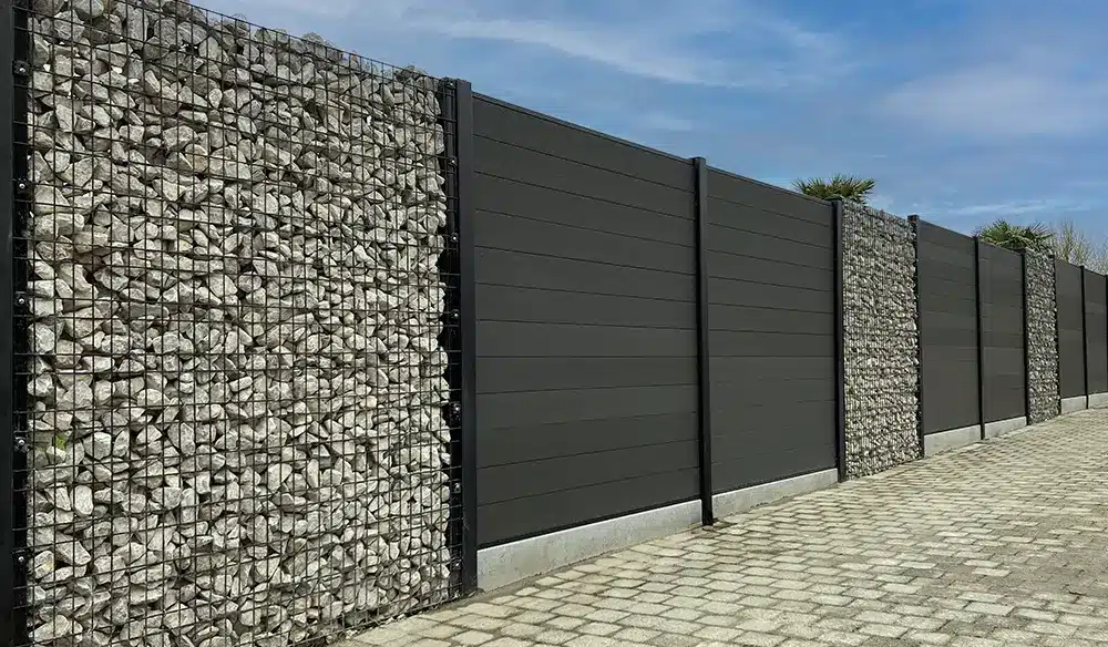 Clôture gabion