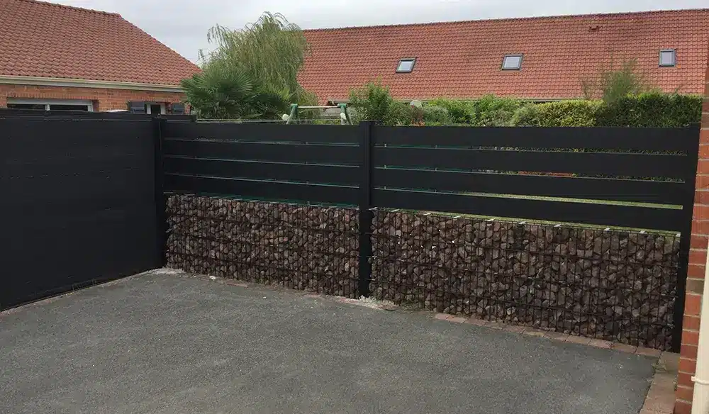 clôture en gabion
