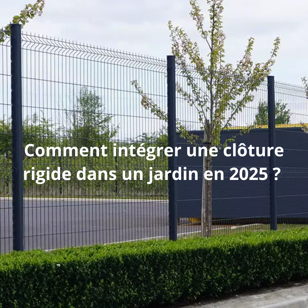 photo de mise en avant avec une clôture rigide