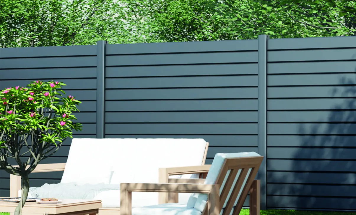 Clôture aluminium Alva persienne